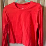 Wild Fable Vibrant Red Crew Neck Top large Photo 0