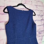 J.Crew SOPHIA SLEEVELESS MIDI DRESS IN TWEED DARK EVENING NAVY WOMENS Photo 6