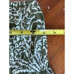 American Eagle  Sun Dress Womens Size 4 Green and White Floral Cotton Strapless Photo 5