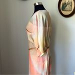Vintage 1990s tie dye silk dress with braided belt Photo 5