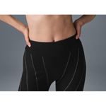 Alo Yoga Alo Alosoft High-Waist Sunray Leggings Black White Hi-Rise Waisted Skinny Pants Photo 4