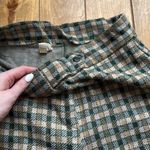 Vintage Wool Plaid Checkered Pants Brown Photo 3