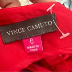 Vince Camuto  Red Pants size 6 NWOT Photo 8