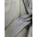 Vince Black Satin Short Trench Belted Jacket Drapey Lightweight L Elegance Photo 8