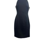 Banana Republic Women’s Size 2 Black Halter Sheath Dress Career Office Photo 2