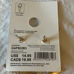 Gap : Gold Tone/Red Holiday Bell Earrings- Christmas Photo 3