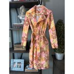 Show Me Your Mumu Nancy Trench Coat Retro Garden Womens Size XS Photo 9