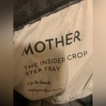 MOTHER The Insider Crop Step Fray Jeans up in smoke dark fall denim classic Black Size 29 Photo 12