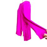 Catherine Regehr VANCOUVER pink silk blouse long sleeve Sz XL Photo 1
