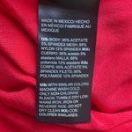 Chico's Travelers Red Dress Split Shoulder Photo 9