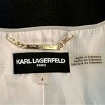 Karl Lagerfeld  White and Black Women's Blazer Photo 5