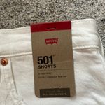 Levi's Levi’s 501 High-Rise White Shorts Photo 2