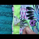 O'RAGEOUS Bikini Bottom Swim Suit Medium Tropical Multicolor Green Photo 1