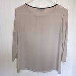 EXPRESS taupe blouse with key hole detail 3/4 length sleeves sz S GUC Photo 4
