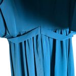 Sachin + Babi Wren Moroccan Blue Cape Embroidered Gown Size 10 Photo 13
