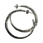 NEW REAL SIMPLE RS silver and gold fashion hoop earrings Photo 10