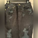 Ksubi  Hi & Wasted Skirt Black Wash Posh Blasted Womens Pencil Mini Skirt Size 25 Photo 9