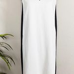 Vince black and white sleeveless v neck dress Photo 3
