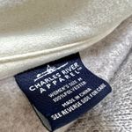 Charles River Apparel Charles River Women Sweatshirt M Fleece 1/4 Zip Long Sleeve Pullover Tan Top Photo 5