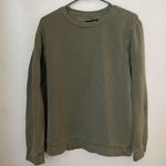 Treasure & Bond Sweatshirt Crewneck Pullover Olive Night Green Casual Photo 6