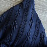 ANDIE  String Bikini Top Medium Eyelet Navy Blue Photo 1