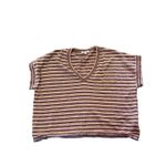 Madewell  Striped Paulson Sweater‎ Womens Medium Boxy Photo 1