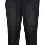 Eileen Fisher Sz 8 Organic Cotton Straight Ankle Stretch Denim Black Jeans $178 Photo 0
