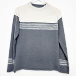 prAna  Gray & Cream Mariana Sweater Women's M Photo 0
