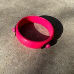 Vintage Pink Gold Tone Brass Accent Women’s Bangle Sz 8.5” Photo 1