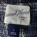 Universal Threads Universal Thread S Plaid Mini Dress Long Sleeved in Blue Photo 12