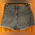 Madewell The Perfect Jean Short Blue Denim Cut-Off Raw Hem Shorts Size 27 Photo 10