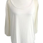 Elie Tahari  Women's Silk Blend Boat Neck Blouse Size Medium‎ Photo 0