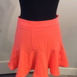 Mustard Seed New NWT Medium M Neon Pink skater ruffled skirt Photo 0
