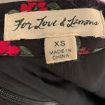 For Love & Lemons X REVOLVE Wrap Skort in Black Floral Sz XS Photo 6