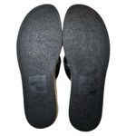 ZARA Women’s Double Buckle Espadrille Platform Sandals Black Size 9 (40) Photo 7