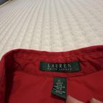 Ralph Lauren Lauren  Red Button Up Long Sleeve Blouse Shirt XL Extra Large Cotton Photo 6