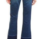 AMO Jeans Size 25 Bella Released Hem Shades Of Blue High Rise Straight Leg Denim Photo 0