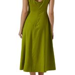ASTR The Label Green Square Neck Midi Dress – Sleeveless Flowy Fit Photo 1