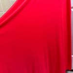 Night Way Bright Coral Gathered Stretch Cowl Neck Formal Maxi Dress 8 Draped Orange Photo 8