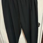 Babaton Aritzia  Elegant Black Pocket Dress Pant Trousers w Jogger bottom M Photo 0