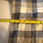 Woolrich  Womens  Multicolor Plaid Flannel Full Snap Shirt Medium Brown Gray Photo 4