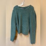 Marled by Reunited Teal Textured Knit Sweater XL NWT Blue Photo 2