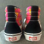 Vans NWOT High-Top Sneakers, Pink and Black Flame Dice, men’s 7.5 women’s 9 Photo 4