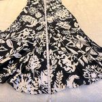 Figue Elenor Halter Maxi Dress Black White Floral Print Size 8 NWT Photo 9