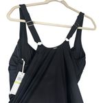 Anne cole Women's Plus 18W Black Square Neck One Piece Swimsuit Photo 3