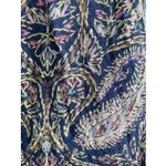 Lucky Brand Women's XS Blue Paisley Scoop Neck Boho Top Comfort On The Go Indie Photo 3
