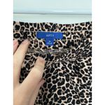 Apt. 9  Cheetah Leopard Print Mid-Rise Straight Short Brown Women's Size Medium Photo 2