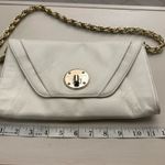 Bag White Leather Shoulder Bag by Elliott Lucca A BEAUTY!! Clean Photo 4