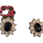 Paparazzi Elegant Sapphire Blue and Crystal‎ Stud Earrings  Accessories R-71 Photo 0