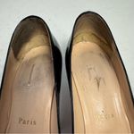 Christian Louboutin Black Patent Leather Platform Heels Size Eur 37.5/ US 7.5 Photo 8
